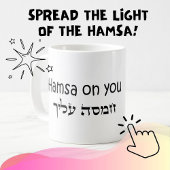 Hamsa Evil Eye Protection Schattige Koffiemok