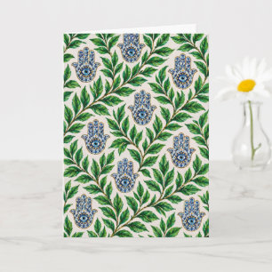 Hamsa Eye Botanisch Kaart
