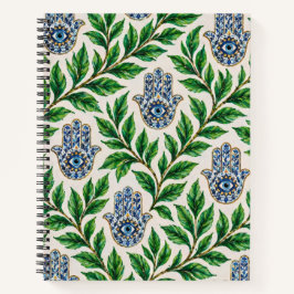 Hamsa Eye Botanisch Notitieboek
