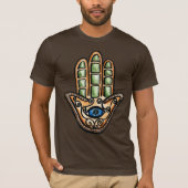 Hamsa Eye, hand van Fatima T-shirt (Voorkant)