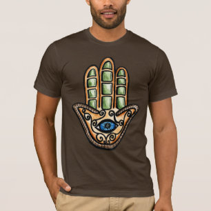 Hamsa Eye, hand van Fatima T-shirt