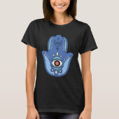 Hamsa Fatima Hand Graphic T-shirt (Voorkant)