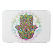 Hamsa Fatma Hand Psychedelic Art Badmat (Voorkant)