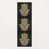 Hamsa Fatma Hand Psychedelic Art Yogamat (Voorkant)