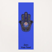 Hamsa for good vibes Jouw naam Yoga Mat (Voorkant)