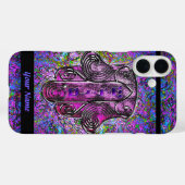 Hamsa Fusion (gepersonaliseerd) Case-Mate iPhone Case (Achterkant (horizontaal))