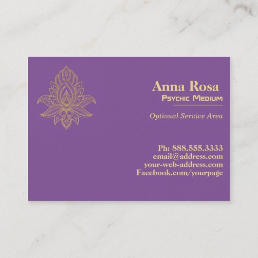 ** Hamsa Galaxy Heilige Nevel Kosmisch Visitekaartje (Achterkant)