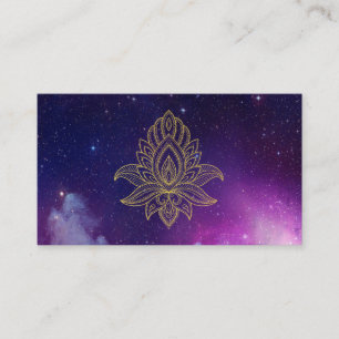 *~* Hamsa Galaxy Nebula Cosmic Sacred Visitekaartje