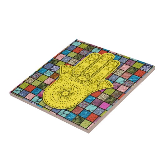 Hamsa Gimel Tegeltje (Zijkant)
