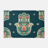 Hamsa Hamsah Moroccan Jewish Hand Welcome Deurmat (Voorkant)