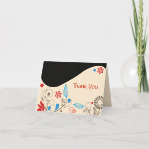 HAMSA HAND Bat Mitzvah - Hartelijk dank Bedankkaart