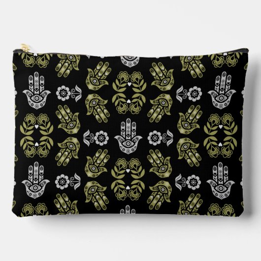 Hamsa Hand Beschermings Kunst Etui (Voorkant)