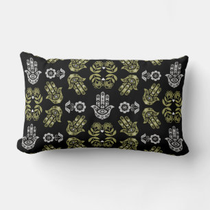 Hamsa Hand Beschermings Kunst Kussen