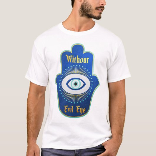Hamsa Hand Boze Oog T-shirt (Voorkant)