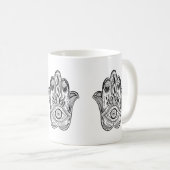 Hamsa Hand Drawn Koffiemok (Voorkant rechts)