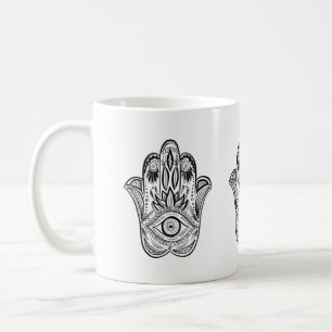 Hamsa Hand Drawn Koffiemok