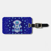Hamsa Hand - Evil Eye Amulet Bagagelabel (Voorkant horizontaal)
