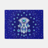 Hamsa Hand - Evil Eye Amulet Deurmat (Voorkant)