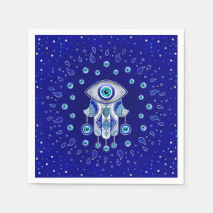 Hamsa Hand - Evil Eye Amulet Servet