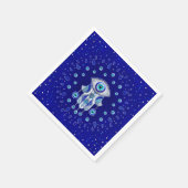 Hamsa Hand - Evil Eye Amulet Servet (Hoek)