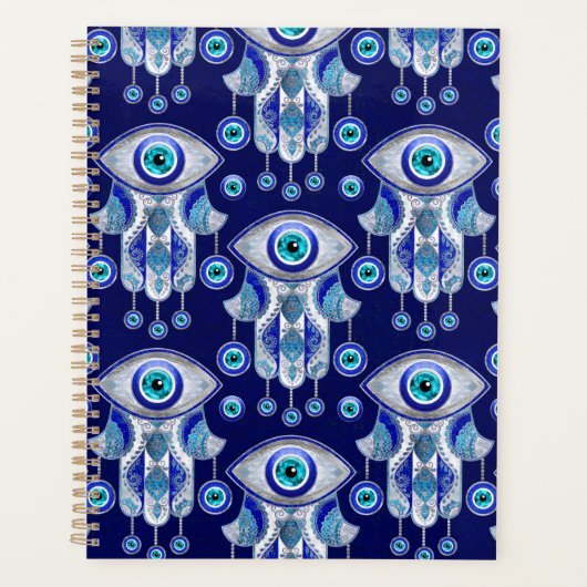 Hamsa Hand - Evil Eye Pattern Planner (Voorkant)