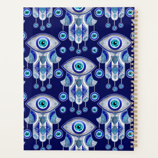 Hamsa Hand - Evil Eye Pattern Planner (Achterkant)