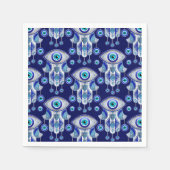 Hamsa Hand - Evil Eye Pattern Servet (Voorkant)