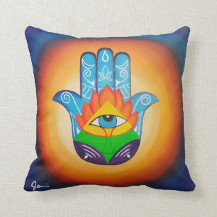 Hamsa Hand Fine Art Kussen