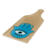 Hamsa Hand Grieks Evil Eye Blauw Snijplank (Hoek)