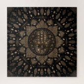 Hamsa Hand-Hand van Fatima in Lotus mandala Legpuzzel (Verticaal)