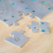 Hamsa Hand-Hand van Fatima Lapis Lazuli en Silver Legpuzzel (Zijkant)