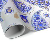 Hamsa Hand - Hand van Fatima op Moeder van de Pare Cadeaupapier (Rol Hoek)