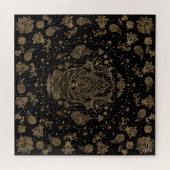 Hamsa Hand-Hand van Fatima Ornament Legpuzzel (Horizontaal)