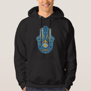 Hamsa Hand Hindoeïsme Fatima Arabisch Bescherm Gel Hoodie