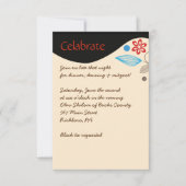 HAMSA HAND Jewish Wedding Invitation Party Card Kaart (Voorkant)