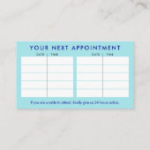 Hamsa Hand - Lapis Lazuli en Blauw kristal Visitekaartje (Achterkant)