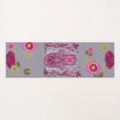 Hamsa Hand Lotus Yoga Mat (Achterkant (horizontaal))