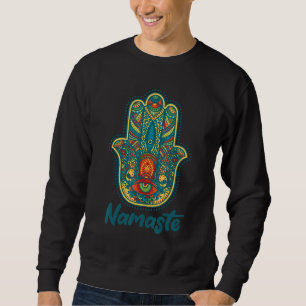 Hamsa Hand Namaste Hindoeïsme Yoga Arabisch Trui