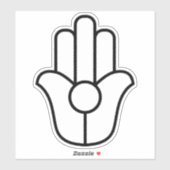 Hamsa Hand of Fatima Sticker (Vel)