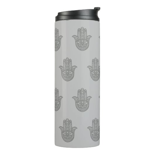 Hamsa Hand of Fatima Thermosbeker (Gedraaid links)