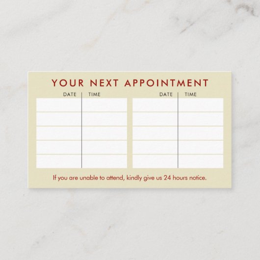 Hamsa Hand Ornament - Sinaasappel Jade en Cream Visitekaartje (Achterkant)