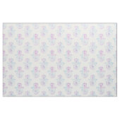 Hamsa Hand Pattern Paars en Blue Stof (Fat Quarter)