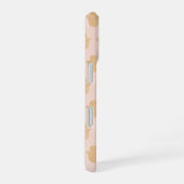 Hamsa hand Peach en Gold iPhone Case 16 Hoesje (Rechterkant)