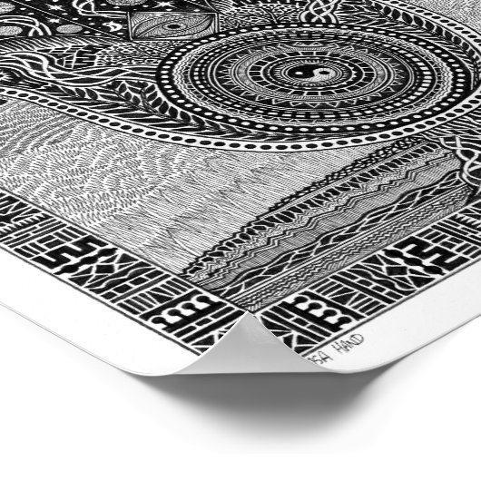 Hamsa Hand Poster (Hoek)