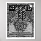 Hamsa Hand Poster (Voorkant)