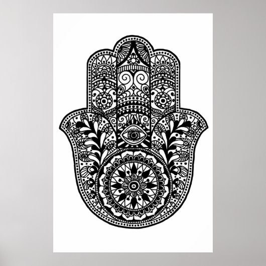 Hamsa Hand Print (Voorkant)