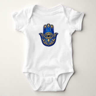 Hamsa Hand Protective Amulet Baby  Romper