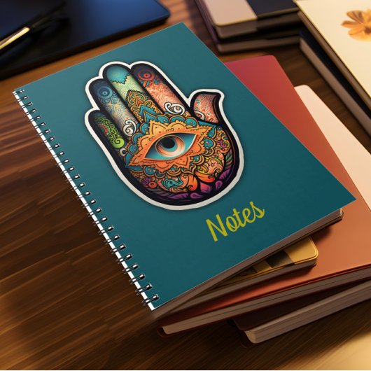 Hamsa Hand Spiral Notitieboek