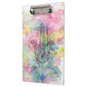 HAMSA Hand Symbool Kleurrijke Waterverf Klembord (Links)