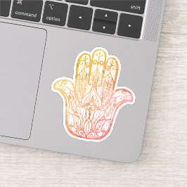 Hamsa Hand Symbool van Aanmoediging Sticker